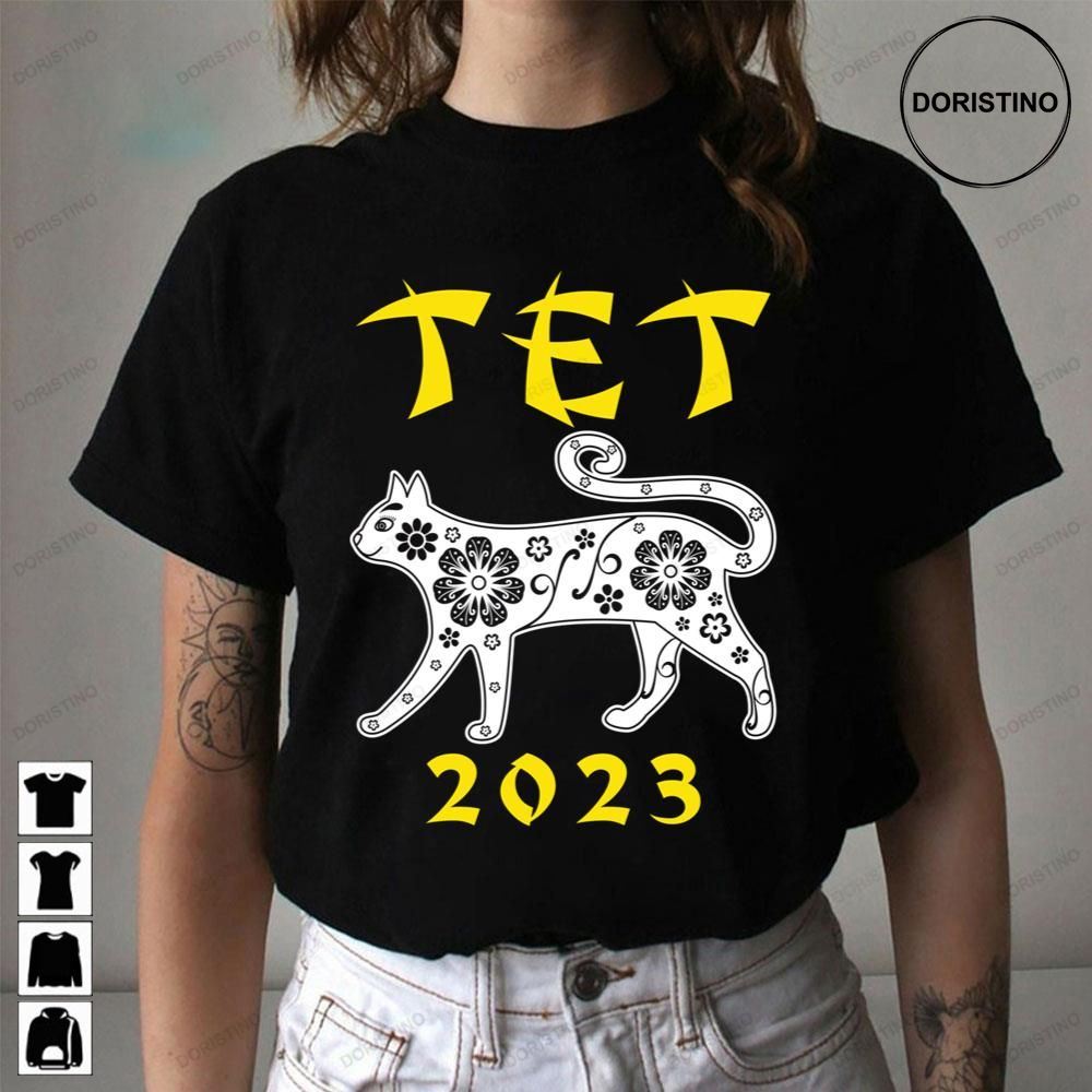 Tet 2023 Year Of The Cat Vietnamese Lunar New Year Trending Style